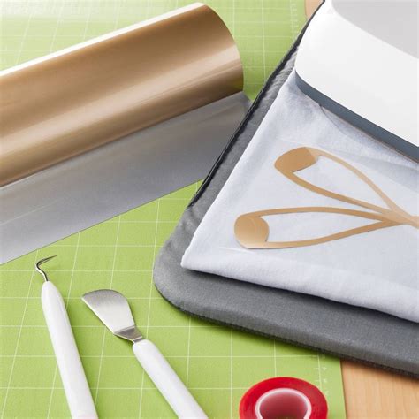 Cricut Everyday Iron On Metallics Sampler 12X12(6); 6 sheets (2 colors, 3 each) 12” x 12” (30.5 cm x 30.5 cm) in Gold and Silver; Excellent results on the widest variety of materials and projects; Outlasts 50+ washes!; Cuts beautifully and weeds easily